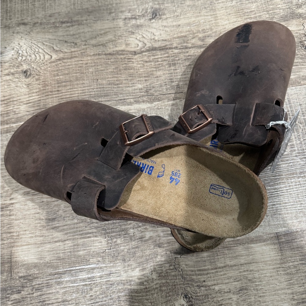 Birkenstock Brown Leather Loafers